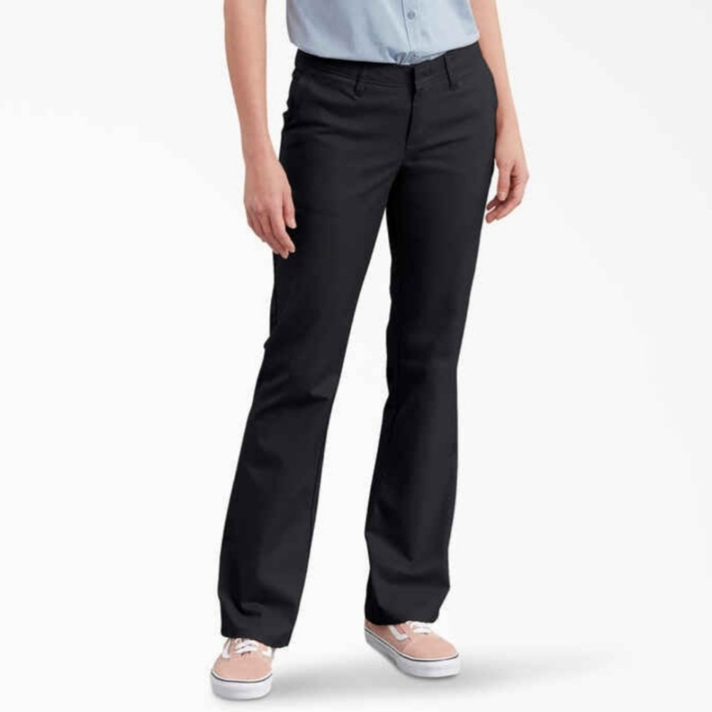 NWTs Dickies Pants Workwear Flex Twill Slim Fit Boot Cut Navy Blue (Size 18)